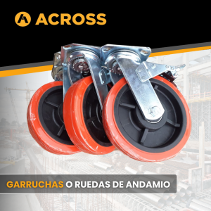 GARRUCHAS O RUEDAS DE ANDAMIO