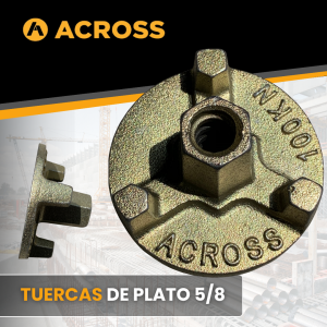 TUERCA PLATO  5/8” 17mm
