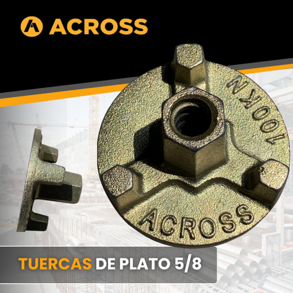 TUERCA PLATO  5/8” 17mm