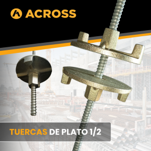 TUERCA PLATO DE ½” 12mm